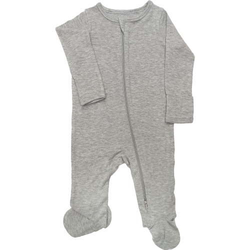 Wonder So Soft Modal by Wonder Nation Baby Unisex Two-Way Zipper Footed Sleep N Play Pajamas, Sizes Preemie-6/9 Months