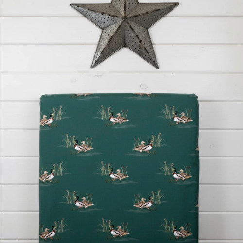 Hunter Green Duck Woodland Crib Sheet – DBC Baby Bedding Co