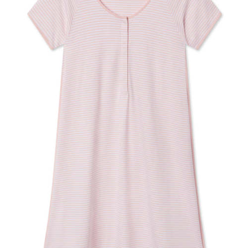 LAKE | Women | Pima Cotton Pajamas | English Rose Stripe Maternity Nightgown- MEDIUM