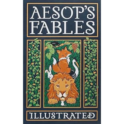 Aesop's Fables Illustrated (Leather-bound Classics)