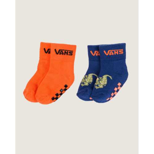 Infant Classic Crew Checkerboard Socks in Deep Indigo Blue | Vans