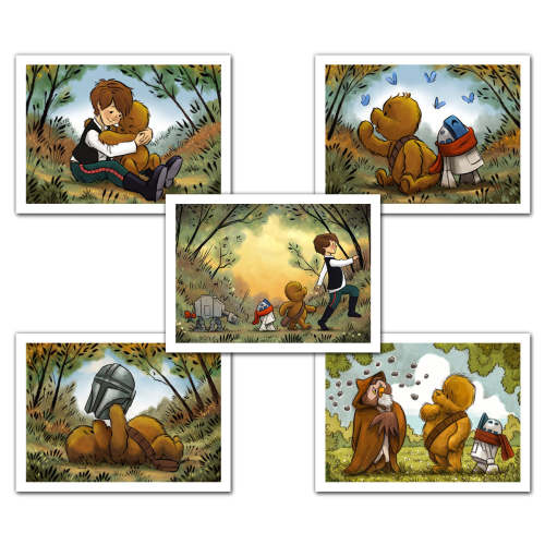 "Wookiee The Chew" Print Set #5 – Art by James Hance