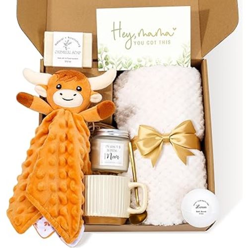 New Mom Gifts & Baby Gift Set for Newborn, Baby Shower Gifts for Mom to Be,Newborn Baby Gifts,Pregnancy Gifts for Expecting Mom,New Mom Care Package After Baby, Gifts for Women and Baby