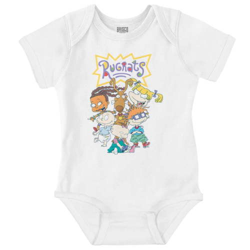 Rugrats 90s Cartoon Characters Romper Boys or Girls Infant Baby Brisco Brands NB