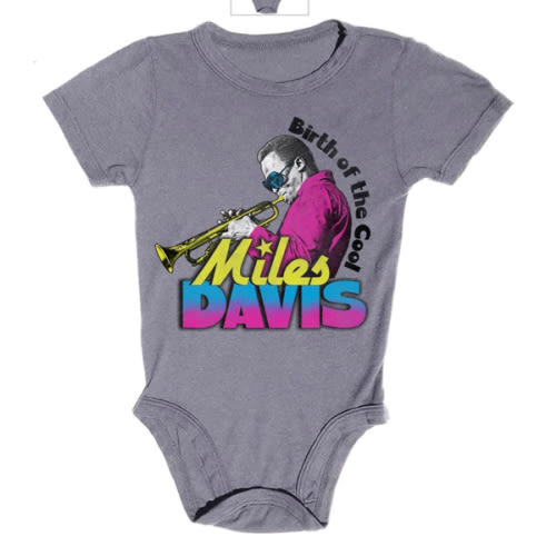 Miles Davis Birth of the Cool Trumpet Onesie | Shop the Musictoday Merchandise Official Store