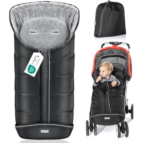 Orzbow Stroller Footmuff Universal, Weather-Proof Baby Bunting Bag, Warm