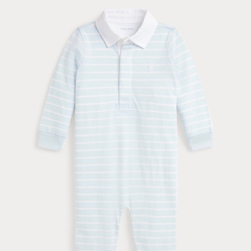 Striped Cotton Rugby Coverall | Ralph Lauren