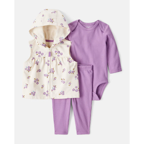 Baby 3-Piece Floral Vest Set - Carter's | Carter's