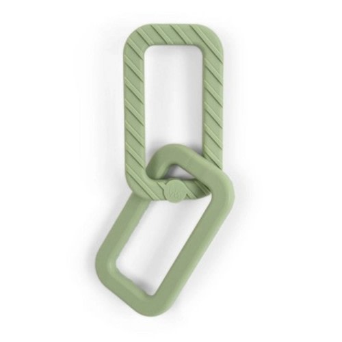 BooginHead Silicone Link Teether - Sage