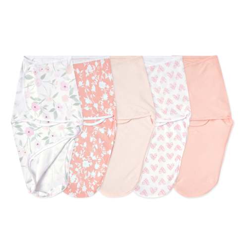 aden + anais floral baby cotton easy swaddle size 0-3 months