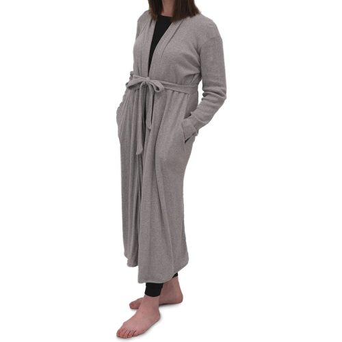 monica + andy Women's Organic Waffle Lounge Robe