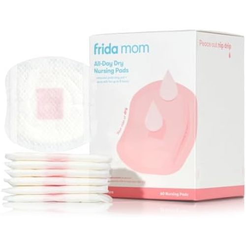 Frida Mom Disposable Nursing Pads, Ultra Absorbency, Soft Texture, 60ct