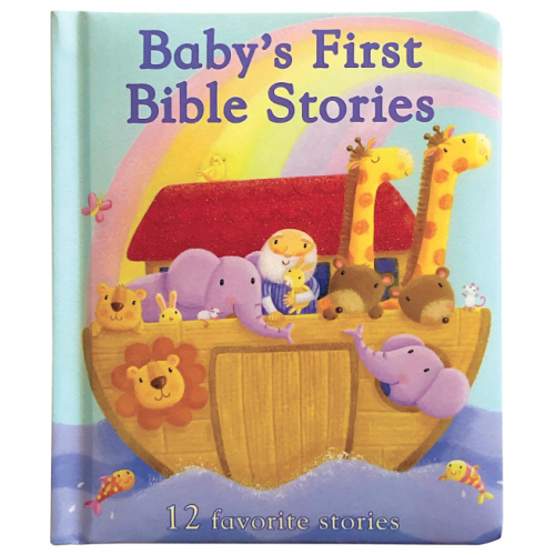 Baby's First Bible Stories Padded Board Book - Gift for Easter, Christmas, Communions, Newborns, Birthdays, Beginner Bible