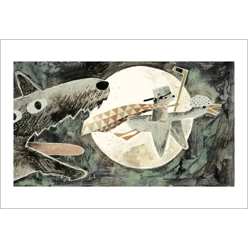 The Wolf, The Duck, And The Mouse [Print] - Jon Klassen