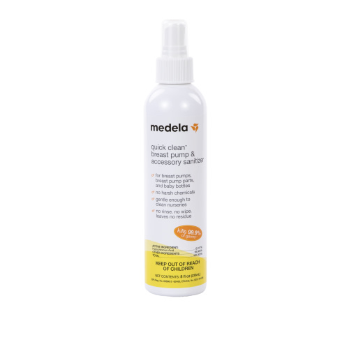 Medela Quick Clean Breast Pump & Accessory Sanitizer Spray 8 fl oz