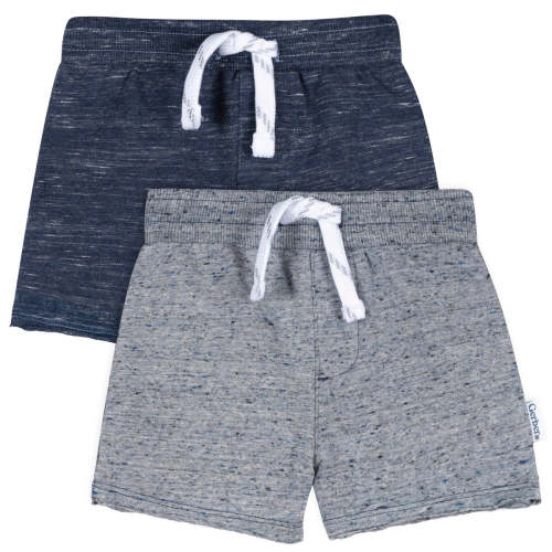 2-Pack Baby & Toddler Boys Blue Knit Shorts – Gerber Childrenswear