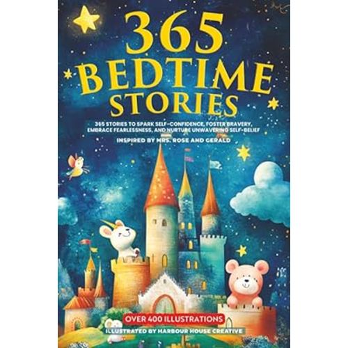 365 Bedtime Stories: 365 Stories To Sparkle Self-Confidence, Foster Bravery,Embrace Fearlessness, And Nurture Unwavering Self-belief.
