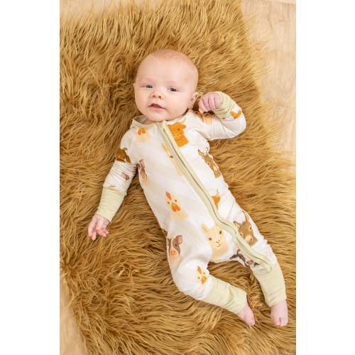 Farm Animals Baby Bamboo Zippy – American Farm Company