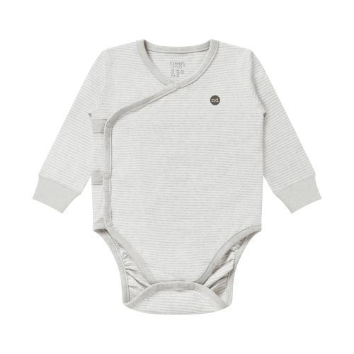 Basics Long Sleeve Kimono Onesie | Nest Designs