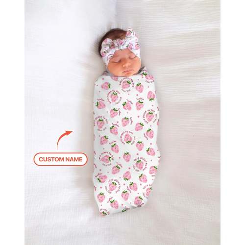 Hand Picked By God Custom Name swaddle blanket