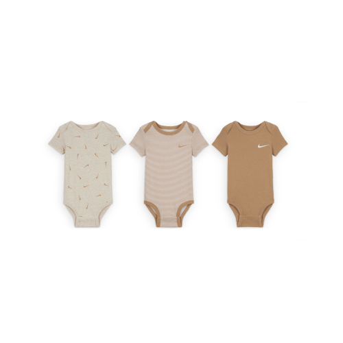 Nike E1D1 Baby (0-9M) Mix and Match Bodysuits (3-Pack). Nike.com