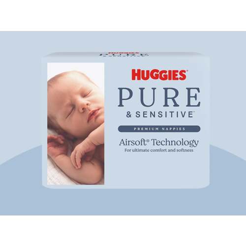 Huggies Pure and Sensitive Nappies | Huggies® AU