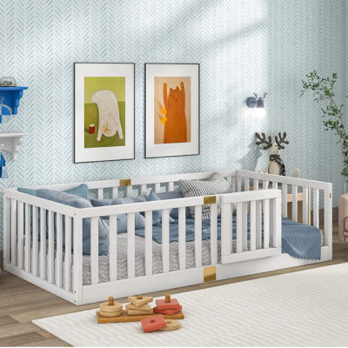 Harriet Bee Gufran Solid Wood Platforms Standard Bed by Harriet Bee & Reviews | Wayfair