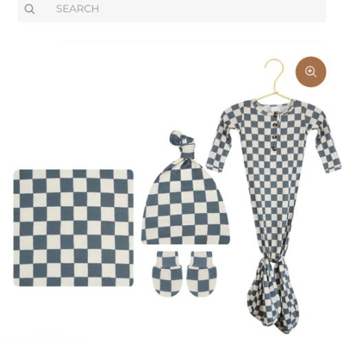 Miles Newborn Hat Bundle (Gown)