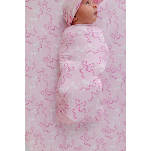 Cora Floral Bows Swaddle