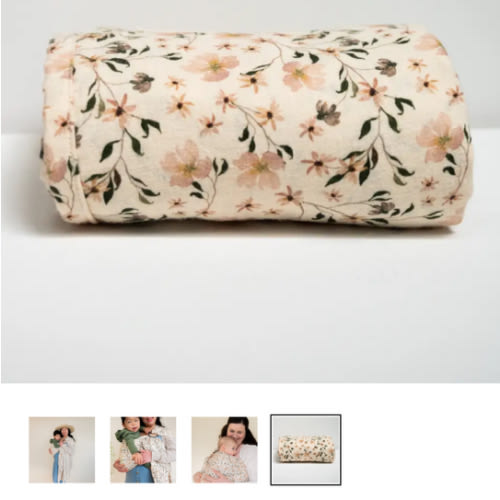 Flor Ring Sling Baby Carrier -Floral Print | hope&plum