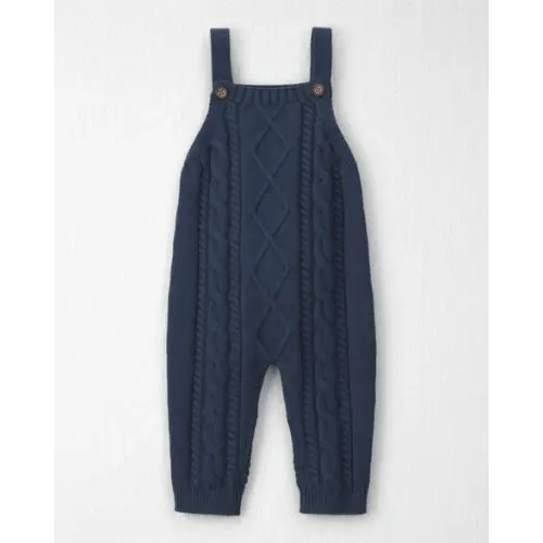 Baby Boy Organic Cotton Cable Knit Overalls - Little Planet | Carter's
