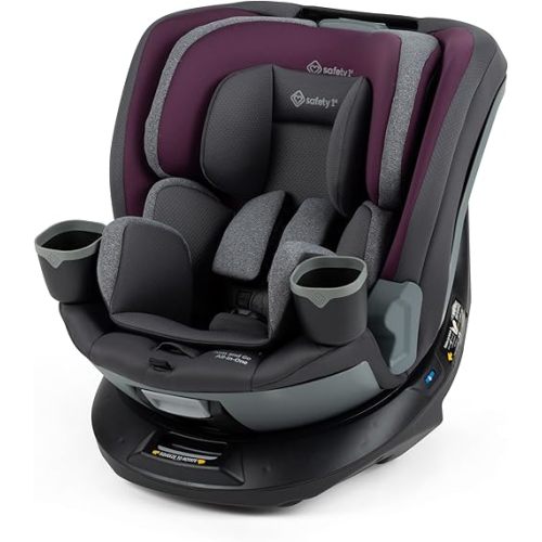 Safety 1ˢᵗ® Turn and Go 360° Rotating All-in-One Convertible Car Seat, Plum Perfect