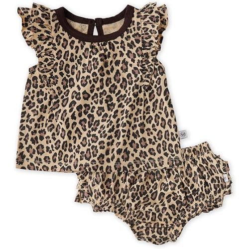 HonestBaby baby-girls Multipack Short Romper Sets and Dresses 100% Organic Cotton for Infant Baby and Toddler Boys, Girls, Unisex