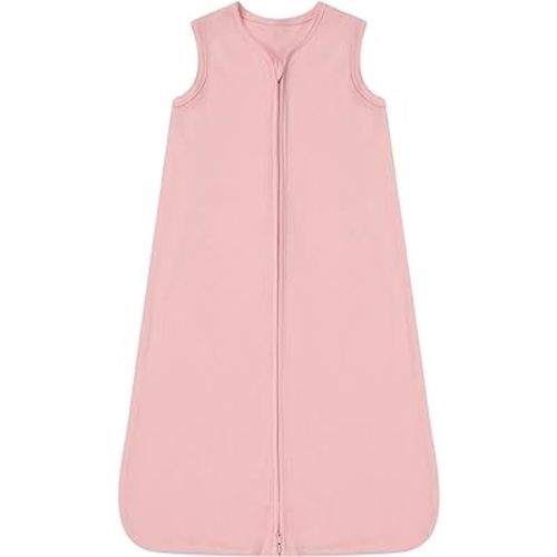 DaysU Cotton Baby Sleep Sack, Baby Sleeping Bag with Two-Way Zipper, 0.5 TOG Wearable Blanket for Newborn Baby Boys and Girls