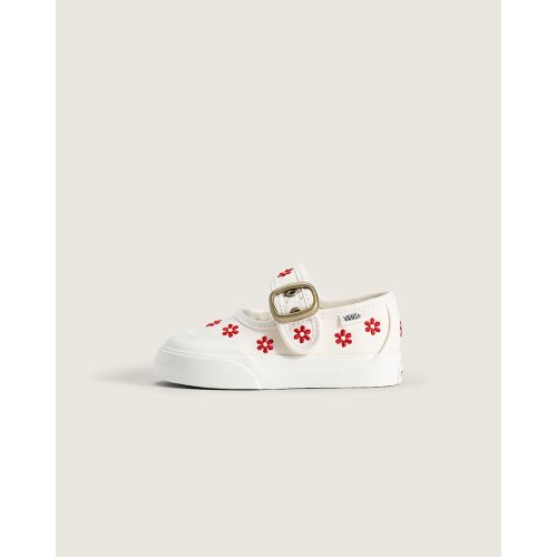 Toddler Mary Jane Shoe in White / Racing Red | Vans
