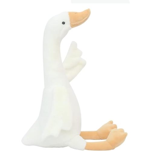 15.7" Goose Plush, Long Goose Neck White Stuffed Animal Christmas Swan Plush Toy