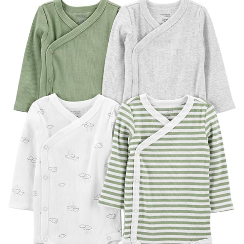 Simple Joys by Carter's unisex-baby 4-pack Side Snap Bodysuit