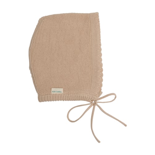 Organic Knit Bonnet - Sand