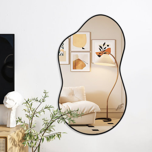 Ivy Bronx Cloud Shaped Metal Wall Mirror & Reviews | Wayfair