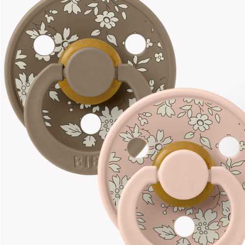 BIBS x LIBERTY Colour 2 Pack Capel - Blush Mix | Modern Heritage – Bibsworld store US