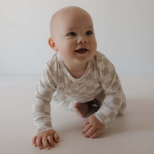 child sleepy time set - checkerboard