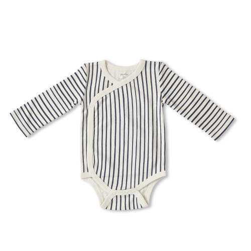 Kimono One-Piece - Stripes Away Ink Blue