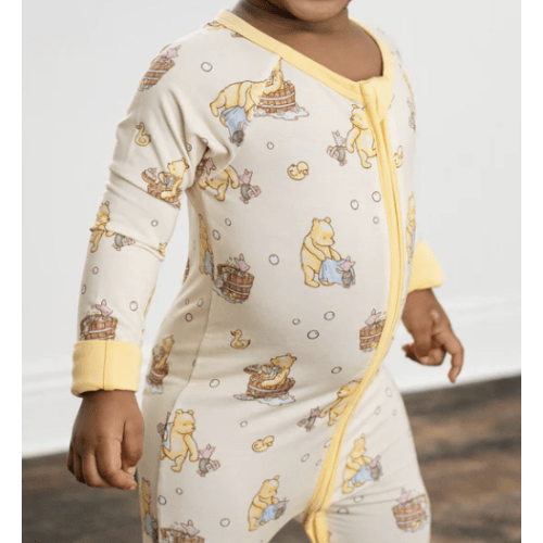 Bubble Bear Zip Romper – Dreamy Bamboo