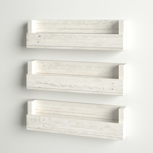 Sand & Stable™ Baby & Kids Burch Pine Wood Floating Shelf & Reviews | Wayfair