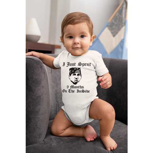 The Office Bodysuit I just spent 9 months on the inside BABY Baby Bodysuit, Baby Shirt, Cute Baby Shirt, Newborn baby gift, baby shower gift