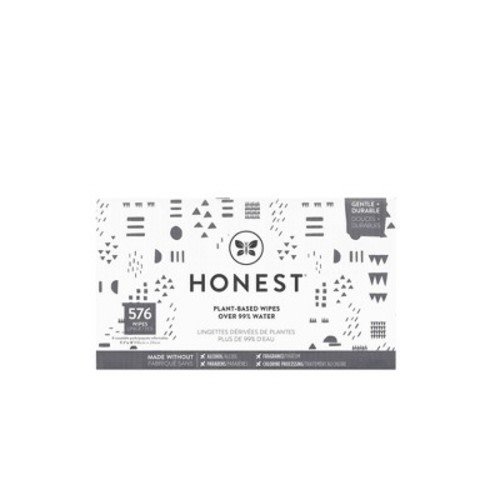 The Honest Company Pattern Play Baby Wipes - 576ct