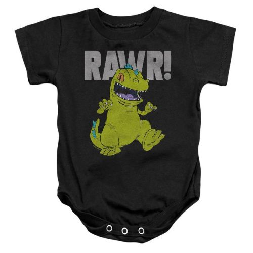 Baby Rugrats Reptar Infant Bodysuit Black 6 Months