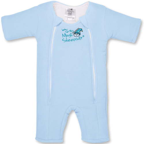 Baby Merlin's Magic Sleepsuit - Swaddle Transition Product - Microfleece - Blue - 3-6 Months