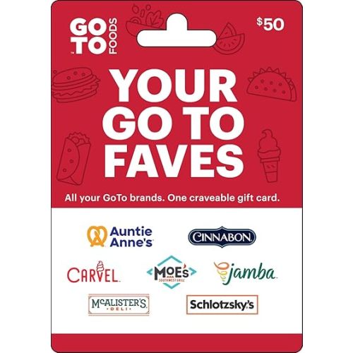 GoTo Foods Physical Gift Card - $25