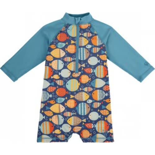 Long Sleeve Swim Romper